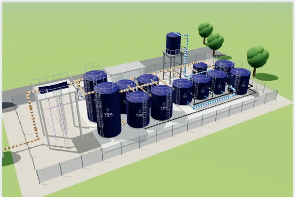Maquete 3D: ETA de grande porte